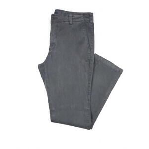 NEW BENSON men's flat front chino in charcoal